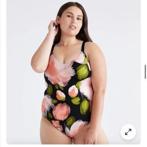 Knix Luxelift Shapewear Bodysuit Size XL Flora Splendor Compression